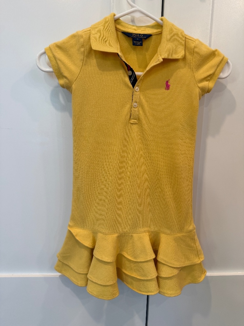 Polo Ralph Lauren ruffled collared dress